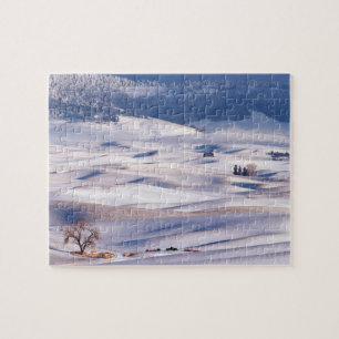 View from Steptoe Butte of rolling hills covered Jigsaw Puzzle