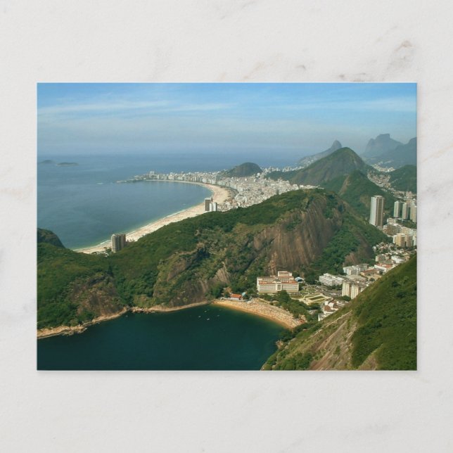 "View from Sugar Loaf, Rio de Janeiro" postcard (Front)