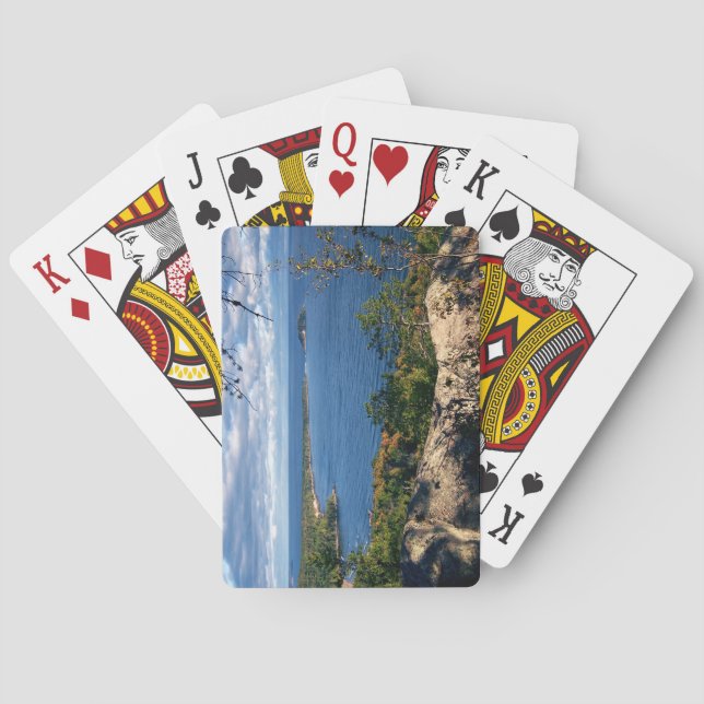 View From Sugarloaf Playing Cards (Back)