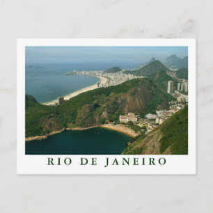 "View from Sugarloaf, Rio de Janeiro" postcard