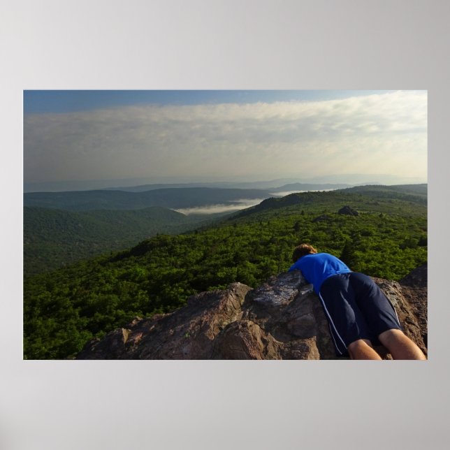 View from the Appalachian Trail, Grayson Highlands Poster (Front)