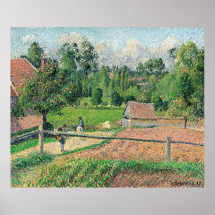 View from the Artist's Window Camille Pissarro Poster