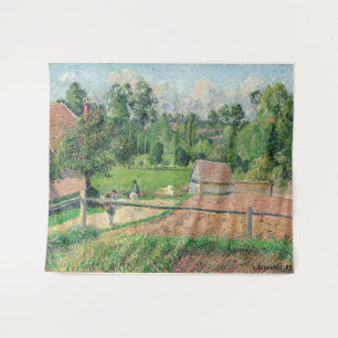 View from the Artist's Window Camille Pissarro   Tapestry