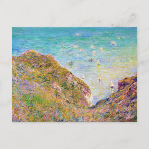 View from the Cliff at Pourville, Bright Weather Postcard