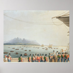 View from the Deck of the Upton Castle Transport, Poster