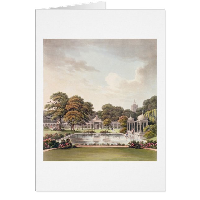 View from the dome, Brighton Pavilion, engraved by (Front)