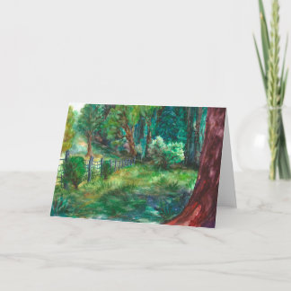 "View from the Lodge." Greeting Card