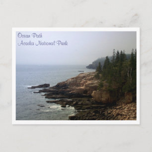 View from the Ocean Path Postcard