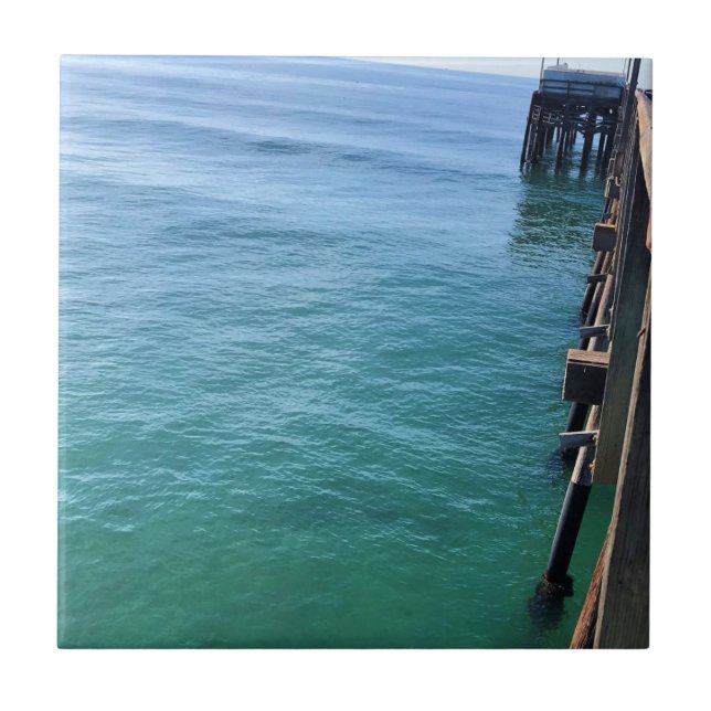 View from the Pier, Newport Beach, California Tile (Front)