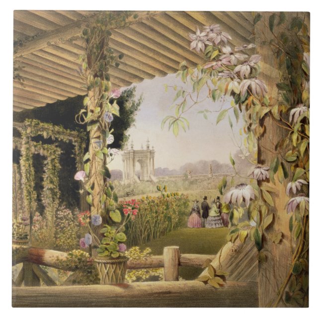 View from the Rustic Seat, Shrublands, from 'The G Tile (Front)