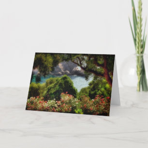 View From The Terrace - Blank Greeting Card