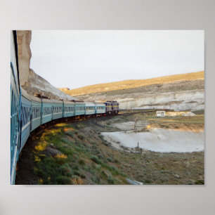 View from the train window poster