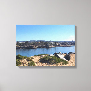 View from the Wedge, Newport Beach, California Canvas Print