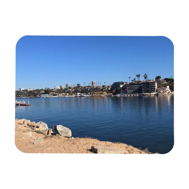 View from the Wedge, Newport Beach, California Magnet (Horizontal)