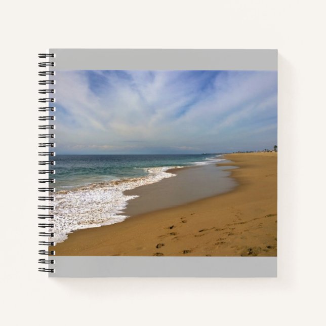 View from the Wedge, Newport Beach, California Notebook (Front)
