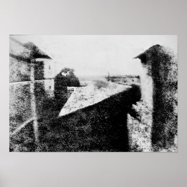 View from the Window at Le Gras Poster (Front)