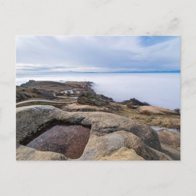 View from Treskavec Monastery, Prilep, Macedonia Postcard (Front)
