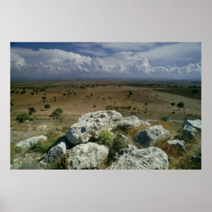 View from Troy of the surrounding landscape Poster