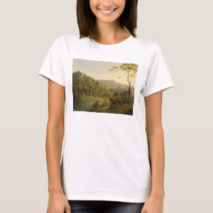 View in Matlock Dale, Looking Towards Black Rock E T-Shirt