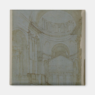 View in New St. Peter's in Rome Magnet