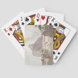 View in the Fort of Trichinopoly, plate 47 from 'O Playing Cards