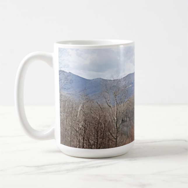 View in the Mountains Coffee Mug (Left)