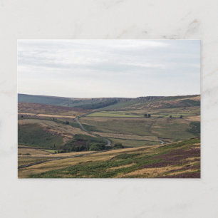 View in the Peak District, Derbyshire Postcard