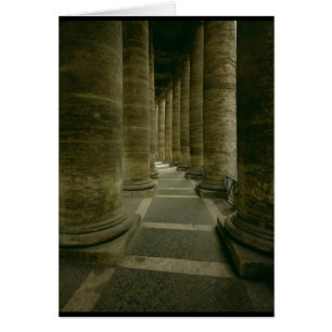 View inside the colonnade