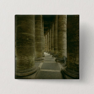 View inside the colonnade 15 cm square badge