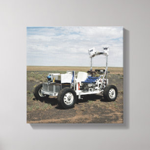 View of a 1-G Lunar Rover Vehicle Canvas Print