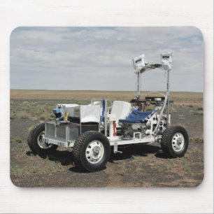 View of a 1-G Lunar Rover Vehicle Mouse Pad