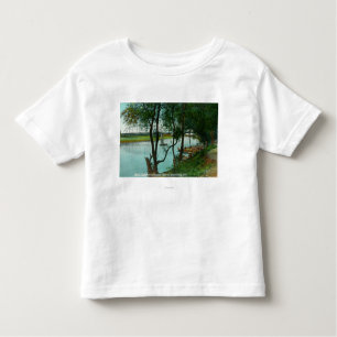 View of a Boat Landing on the Russian River Toddler T-Shirt