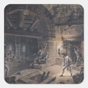 View of a cell in the Bastille Square Sticker