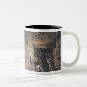 View of a cell in the Bastille Two-Tone Coffee Mug