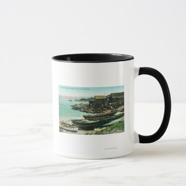 View of a Chinese Fishing Village Mug (Right)