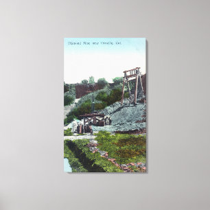View of a Diamond MineOroville, CA Canvas Print