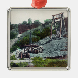 View of a Diamond MineOroville, CA Metal Tree Decoration