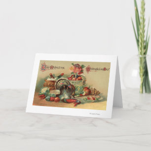 View of a Feast Holiday Card