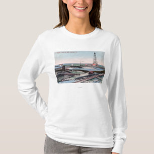 View of a Gusher at Lucile Oil Well T-Shirt