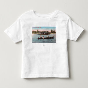 View of a House Boat on the Lake Toddler T-Shirt