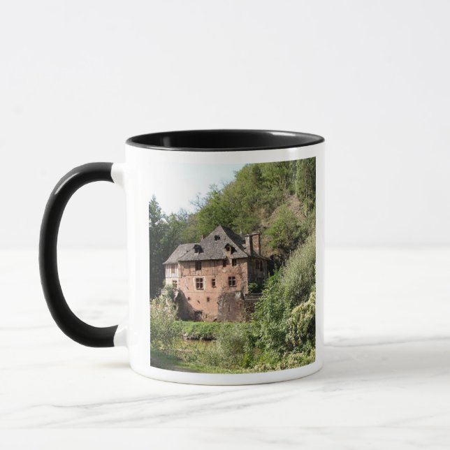 View of a manor house (photo) mug (Left)
