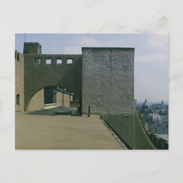 View of a roof arch from the west, built 1897-99 postcard (Front)