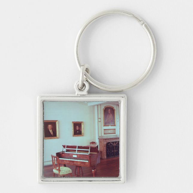 View of a room with a grand piano key ring (Front)
