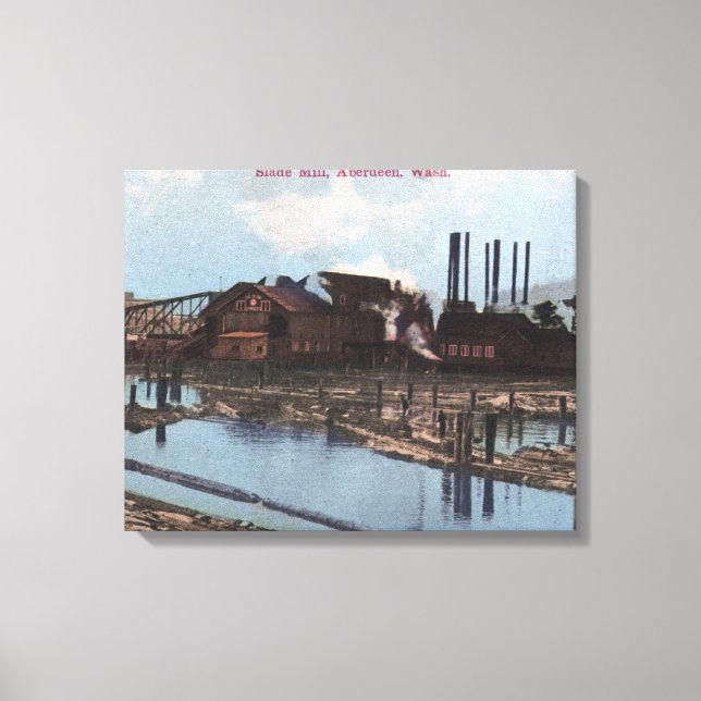View of a Slade Mill Canvas Print (Front)