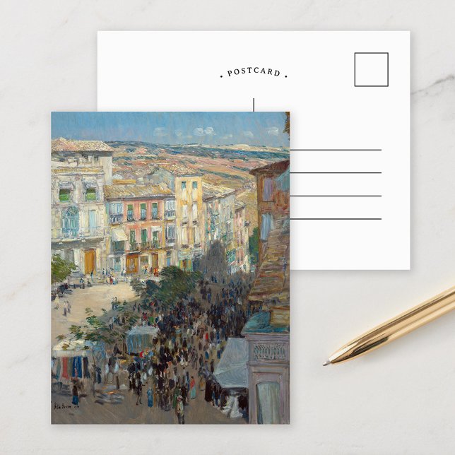 View of a Southern French City | Childe Hassam Postcard (Creator Uploaded)