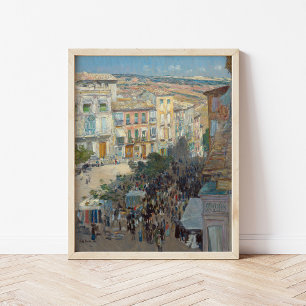 View of a Southern French City   Childe Hassam Poster