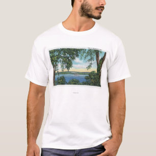 View of a Steamboat on the Lake T-Shirt