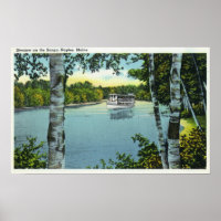 View of a Steamer on the Songo River