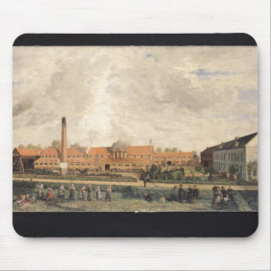 View of a Sugar Factory Mouse Pad
