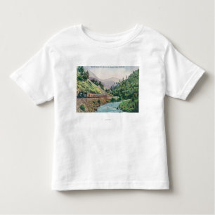 View of a Train going to Yosemite Valley Toddler T-Shirt